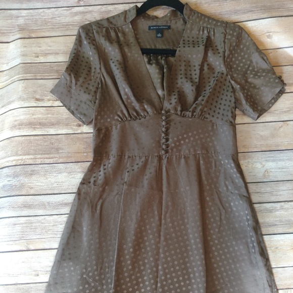 Banana Republic | Dresses | Brown Silk Banana Republic Dress | Poshmark